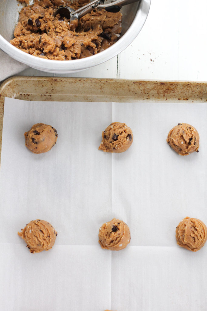 Tahini Chocolate Chunk Cookies